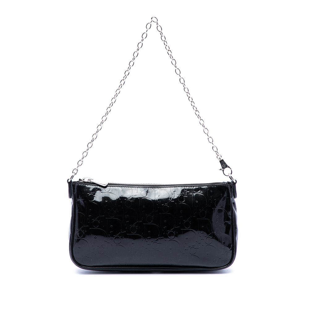 Pre-Loved Dior Diorissimo Patent Shoulder Bag
